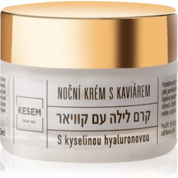 KESEM Night Cream with Caviar and Hyaluronic Acid crema de noapte cu caviar și acid hialuronic